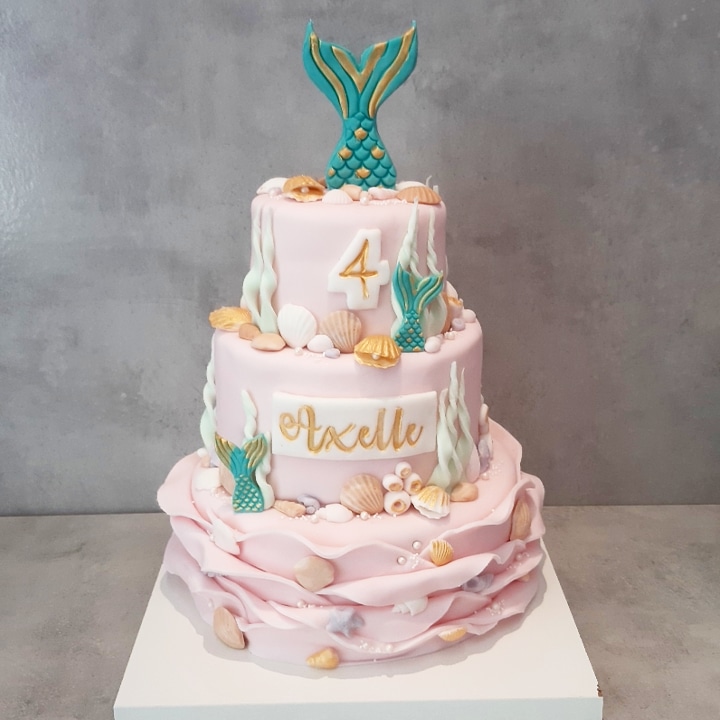 Zeemeermin taart / Mermaid cake