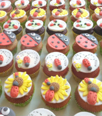lieveheersbeestjes cupcakes