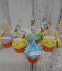 Prinsessen mini cupcakes